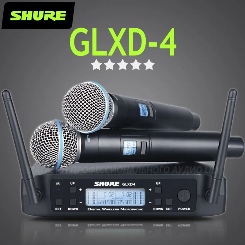Shure Mic Sm58 - Sistema de Micrófono Inalámbrico Profesional Shure