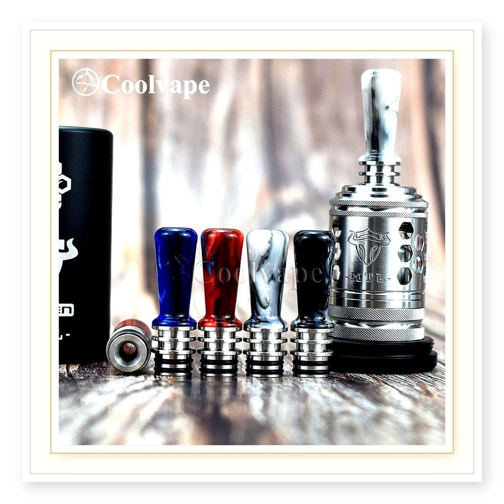Tauren MTL RTA 510 Drip Tip -  - Drip Tip Resin reseña y precio