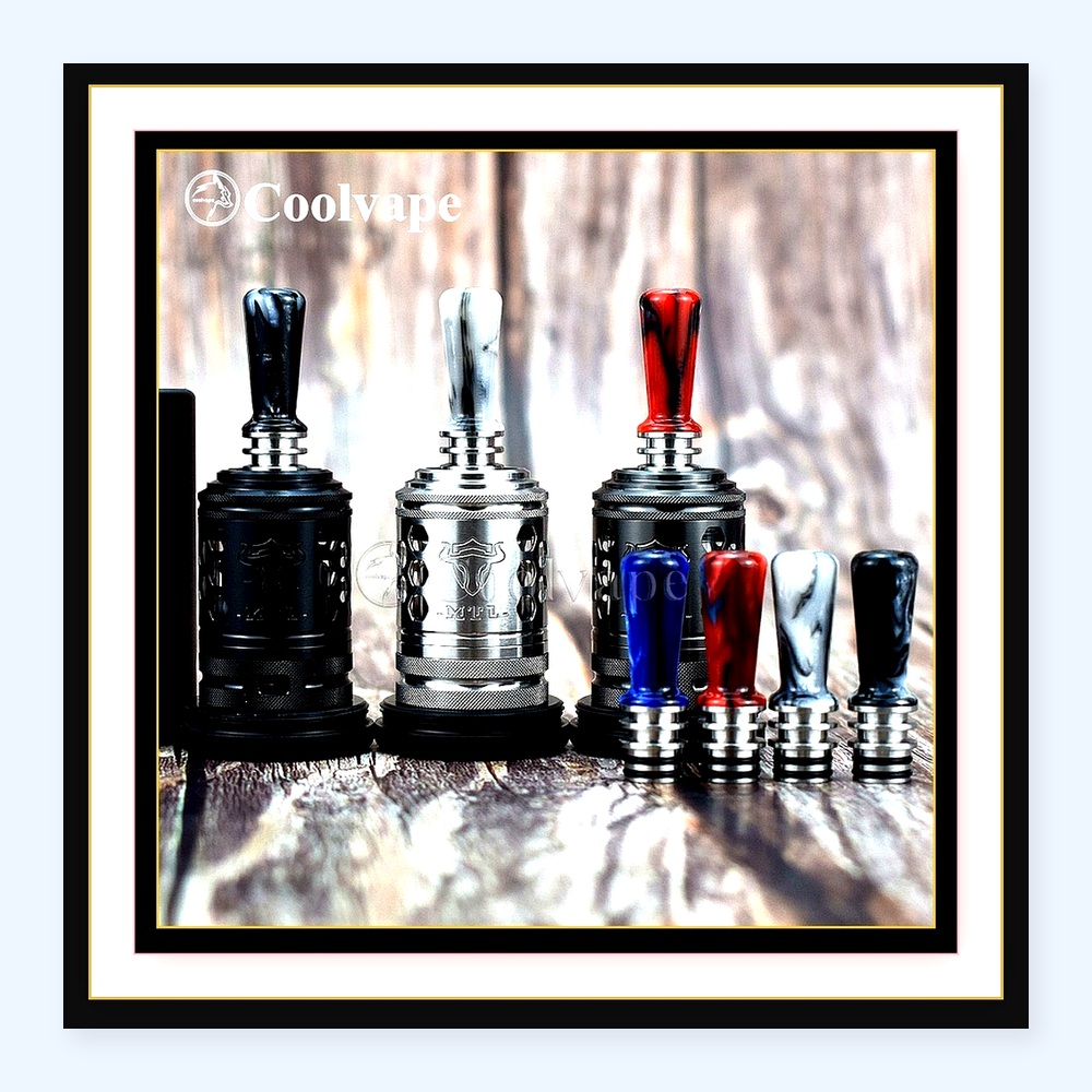 Tauren MTL RTA 510 Drip Tip -  - Drip Tip Resin reseña y precio