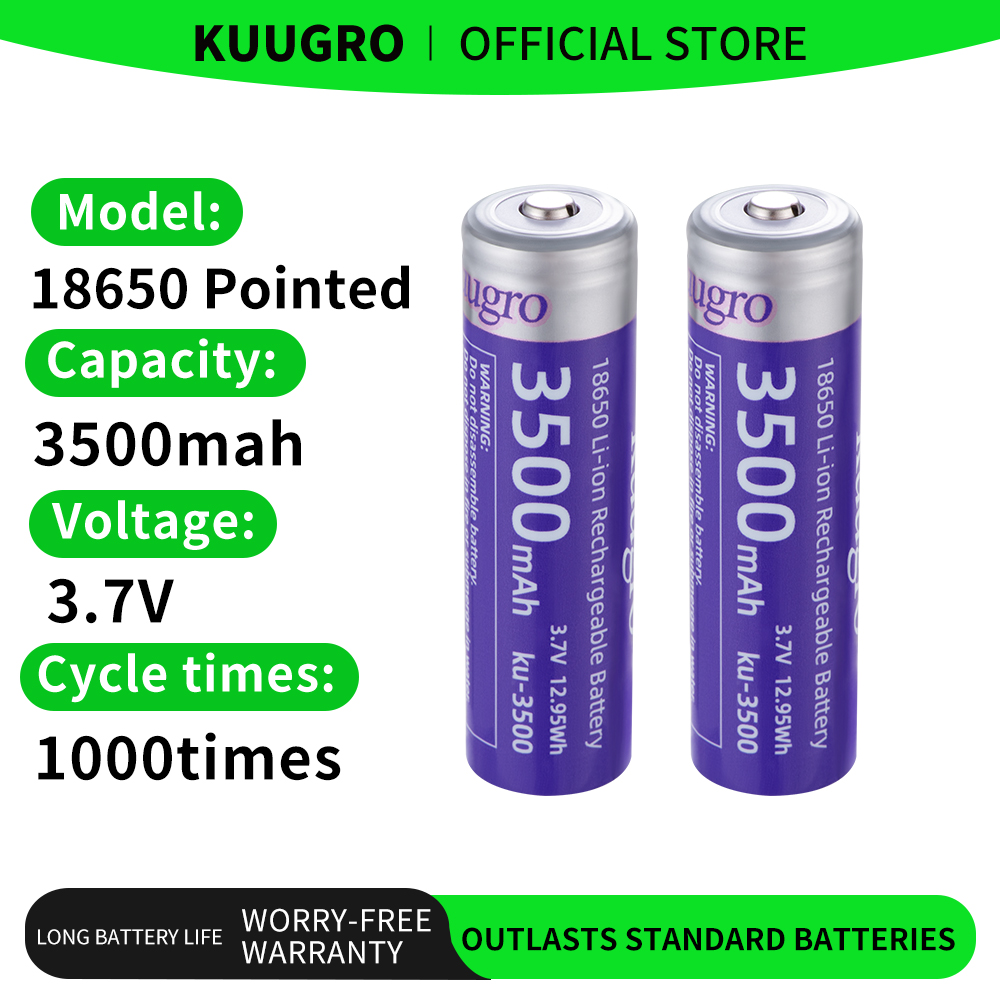 Batería Kuugro Ku-3500 18650 d - Vape Battery 18650 reseña y precio